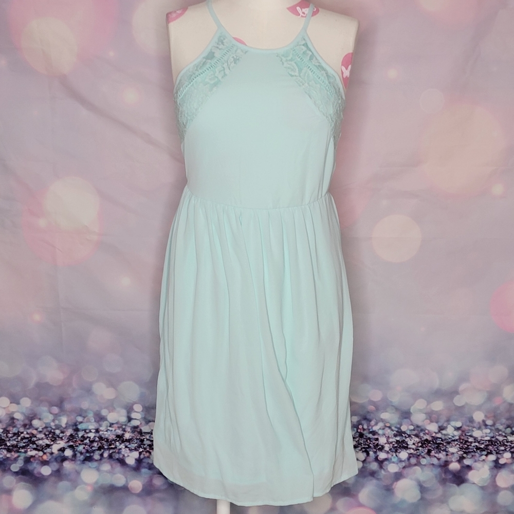 Aqua dress